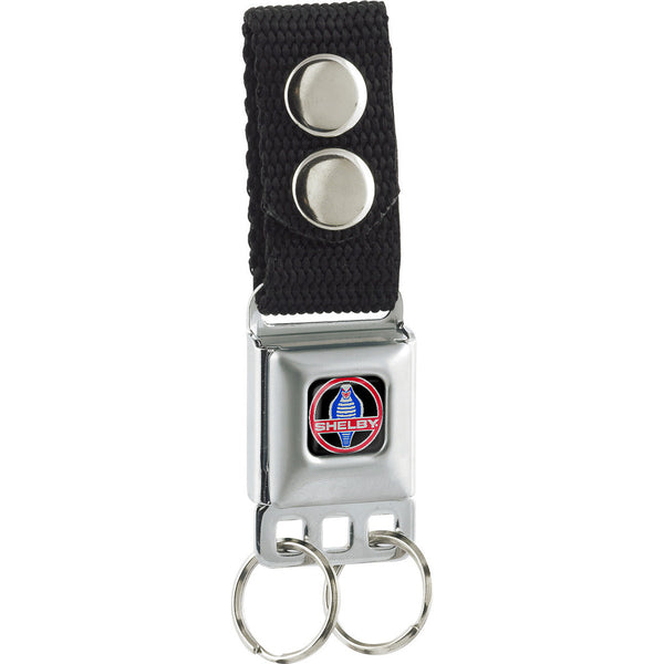 buckle down Keychain - SHELBY Cobra Full Color Black Gray Red Blue