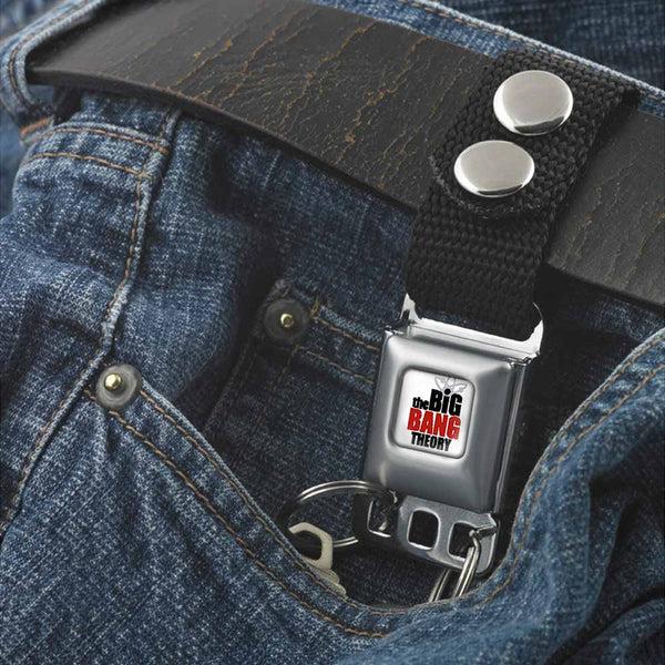 Buckle Down Keychain - THE BIG BANG THEORY Full Color White Black Red