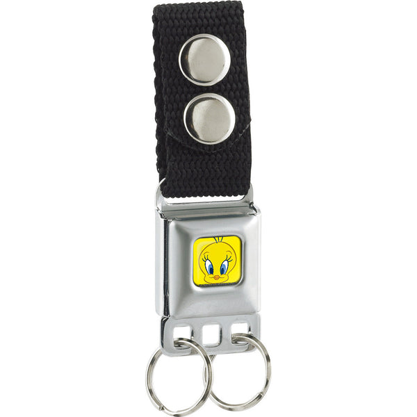 buckle down Keychain - Tweety Face CLOSE-UP Full Color Yellow