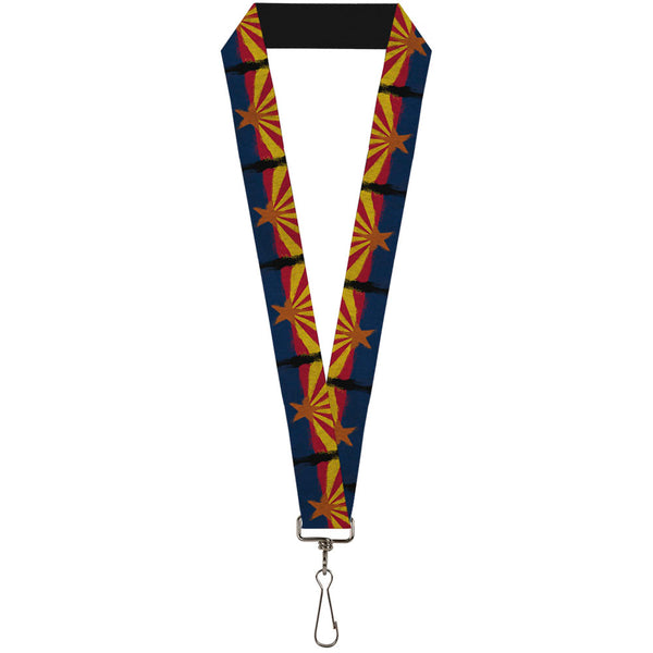 buckle down Lanyard - 1.0" - Arizona Flag Distressed Painting