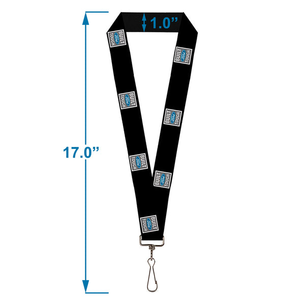 Buckle Down Lanyard - 1.0" - Built Ford Tough Logo REPEAT