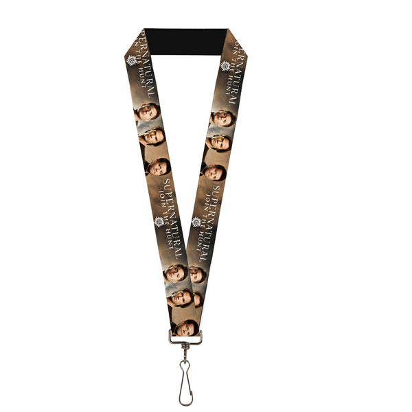 buckle down Lanyard - 1.0" - Dean Sam & Castiel SUPERNATURAL JOIN THE HUNT