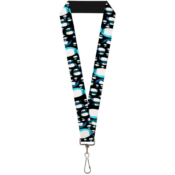 buckle down Lanyard - 1.0" - Emperor Penguins Gray Blues