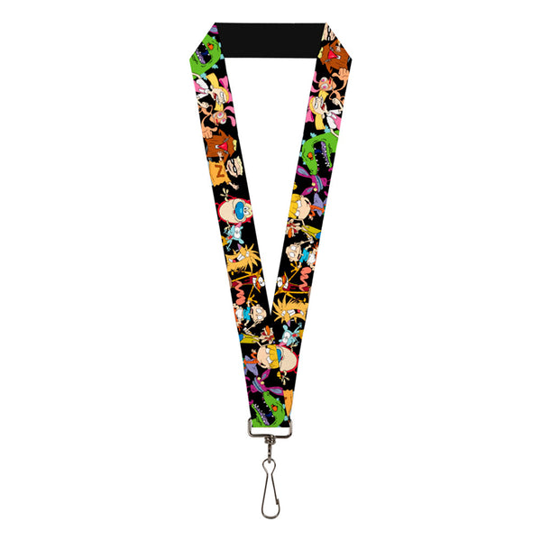 buckle down Lanyard - 1.0" - Nick 90's 13-Character Poses Black
