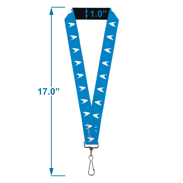 Buckle Down Lanyard - 1.0" - Star Trek Starfleet Insignia Blue/White