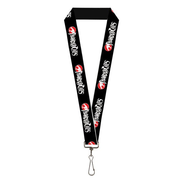 buckle down Lanyard - 1.0" - THUNDERCATS Logo Black White Red