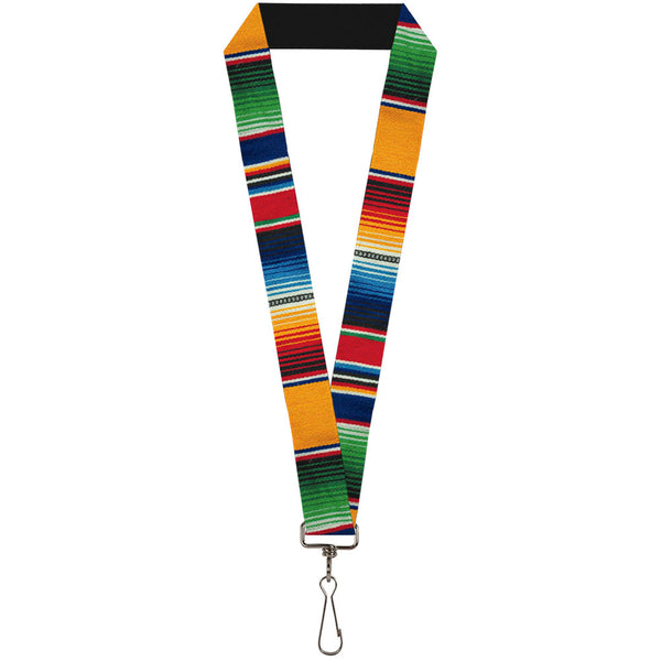 buckle down Lanyard - 1.0" - Zarape2 Vertical Multi Color Stripe