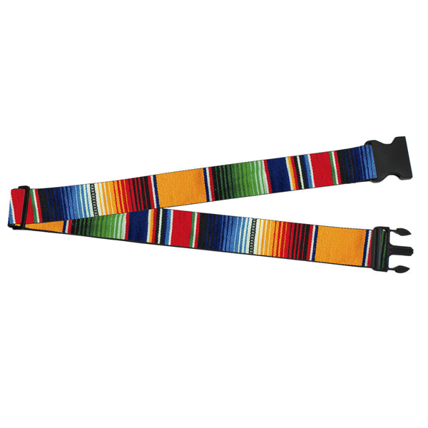 buckle down Luggage Strap - 2.0" - Zarape2 Vertical Multi Color Stripe