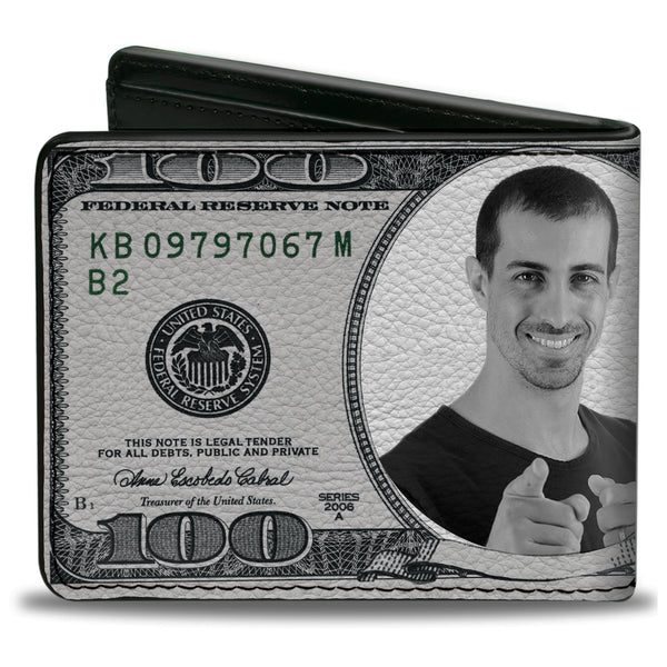 buckle down Personalized 100 Dollar Bill - Bi-Fold Wallet