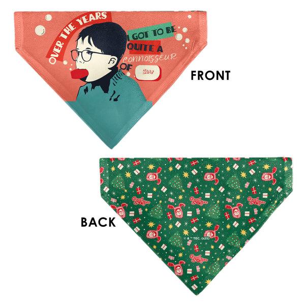 Buckle Down Pet Bandana - A CHRISTMAS STORY Icons And Title Logo Collage Greens/Reds