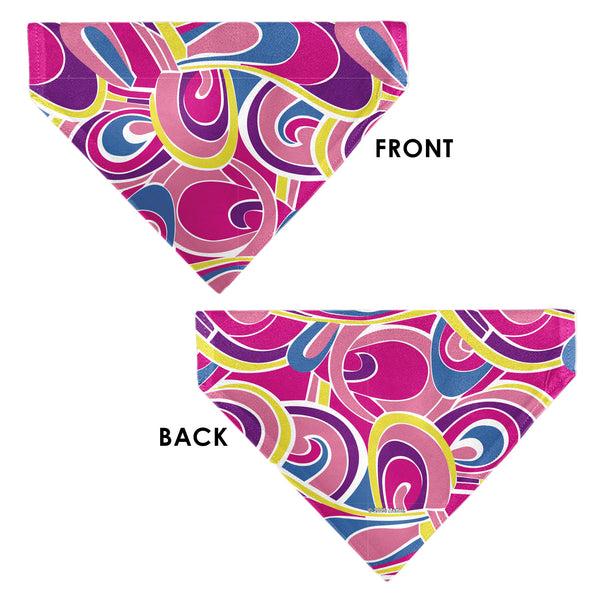 Buckle Down Pet Bandana - Barbie Swirl Pinks/Multi Color