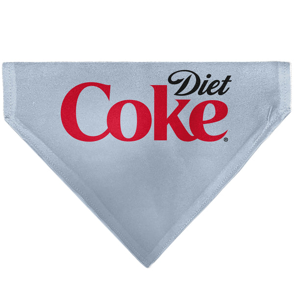 buckle down Pet Bandana - DIET COKE Logo Gray/Black/Red