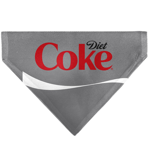 buckle down Pet Bandana - DIET COKE Logo Gray/Red/White