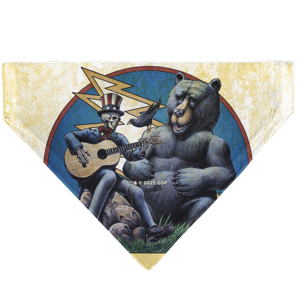 Buckle Down Pet Bandana - Grateful Dead Dave's Picks Volume Five Truman UCLA Cover Art
