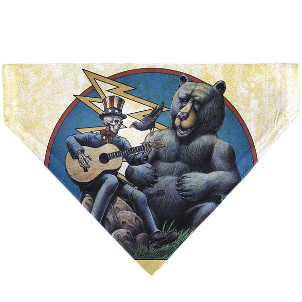 buckle down Pet Bandana - Grateful Dead Dave's Picks Volume Five Truman UCLA Cover Art