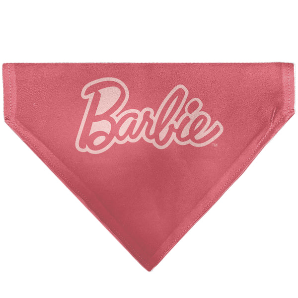 buckle down Pet Bandana - Malibu Beach BARBIE Script and Icons Collage Pinks