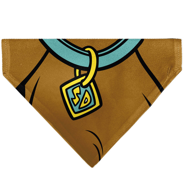 buckle down Pet Bandana - Scooby Doo Character Close-Up SD Dog Tag Brown