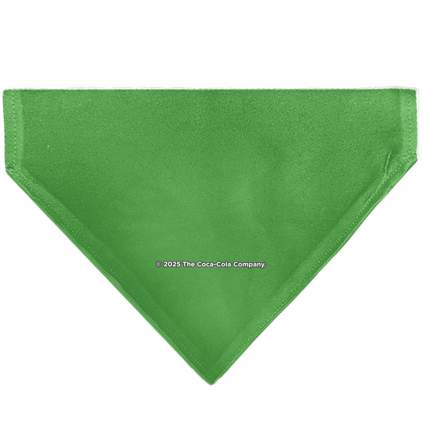 Buckle Down Pet Bandana - SPRITE Text Logo Green/White