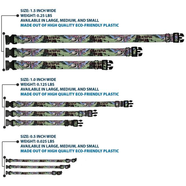 Buckle Down Plastic Clip Collar - Grateful Dead Dave's Picks Volume Nine Montana Cover Art