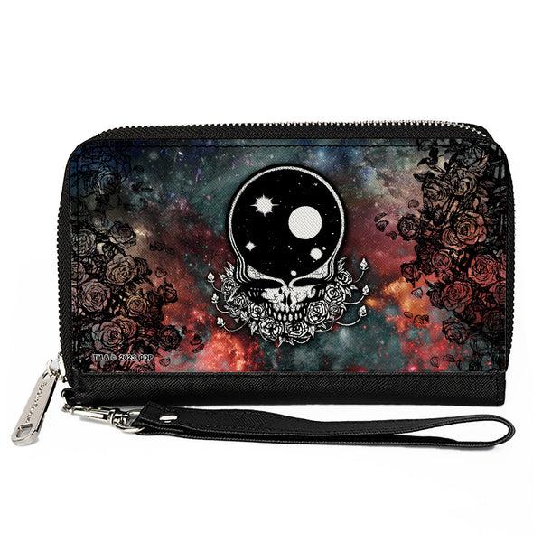 buckle down PU Zip Around Wallet Rectangle - Grateful Dead Space Your Face/Galaxy