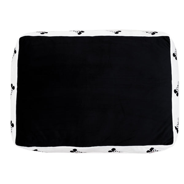 Buckle Down Rectangle Pet Bed - Mickey Mouse Walking Pose White
