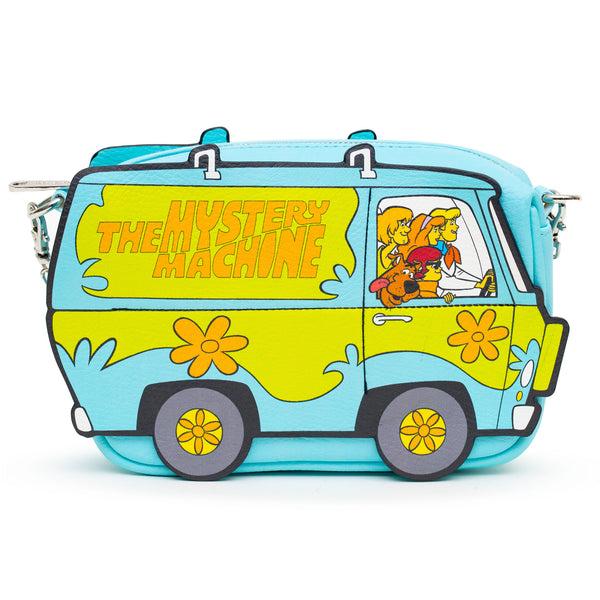 Buckle Down Scooby Doo Bag Cross Body Scooby Doo And Friends In Mystery Machine Blue Vegan Leather