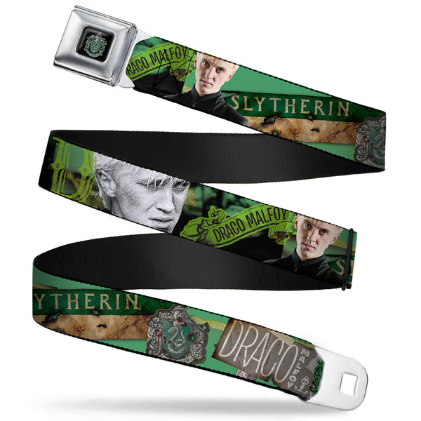 buckle down Slytherin Crest Full Color Seatbelt Belt - Draco Malfo Poses DRACO MALFO SLYTHERIN Webbing