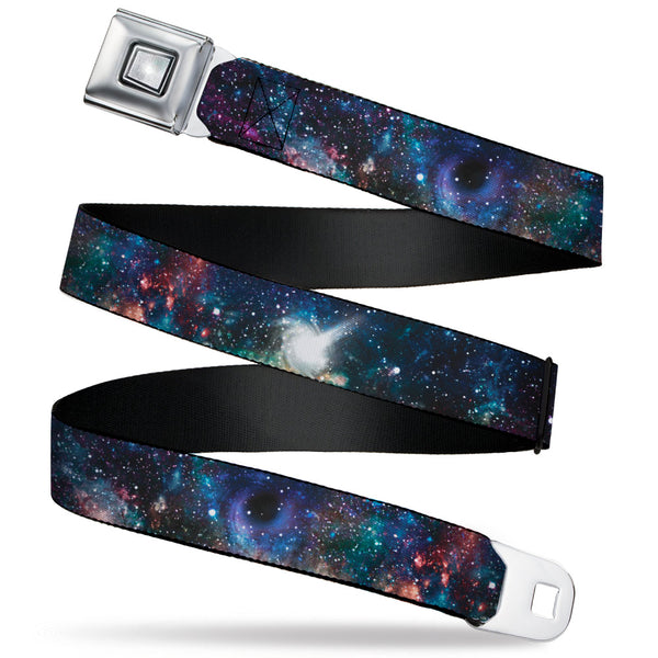 buckle down Starburst Seatbelt Belt - Galaxy Collage Webbing