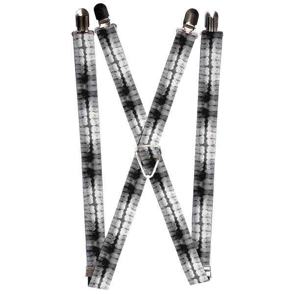 buckle down Suspenders - 1.0" - Dental X-Rays Black/White