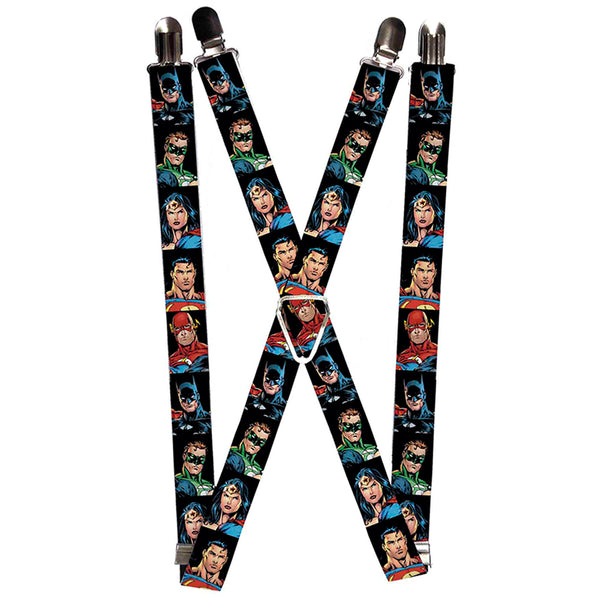 buckle down Suspenders - 1.0" - Justice League Elite Forces Superheroes