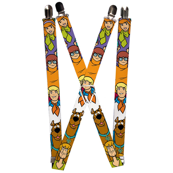 buckle down Suspenders - 1.0" - Scooby Doo 5-Character Poses Stack
