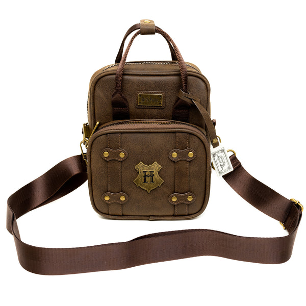 Buckle Down The Wizarding World Of Harry Potter Bag Cross Body Harry Potter Hogwarts School Of Witchcraft And Wizardry Brown Vegan Leather