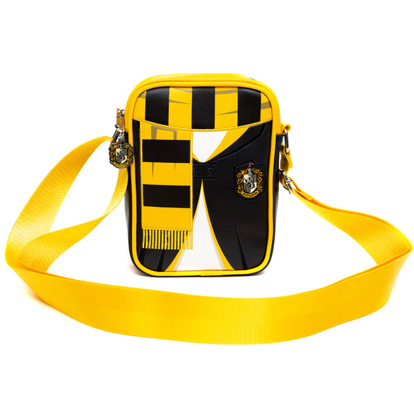 Buckle Down The Wizarding World Of Harry Potter Bag Cross Body Harry Potter Hogwarts School Hufflepuff Uniform Embroidered Vegan Leather
