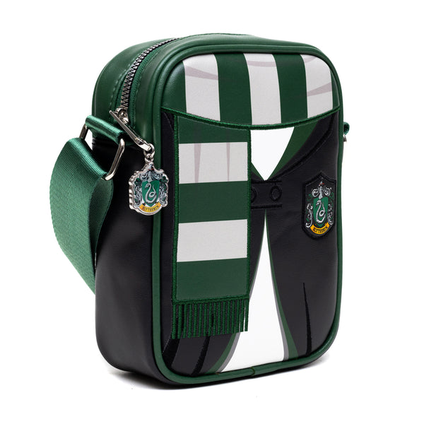 Buckle Down The Wizarding World Of Harry Potter Bag Cross Body Harry Potter Hogwarts School Slytherin Uniform Embroidered Vegan Leather