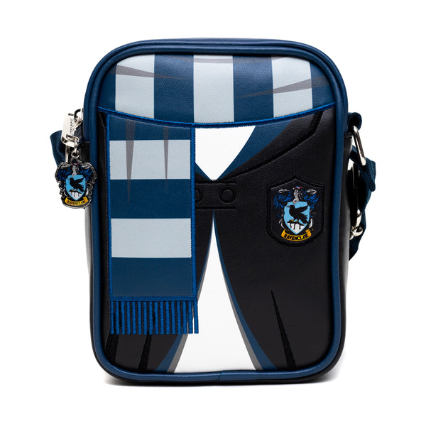 buckle down The Wizarding World of Harry Potter Bag Cross Body Harry Potter Hogwarts School Ravenclaw Uniform Embroidered Vegan Leather
