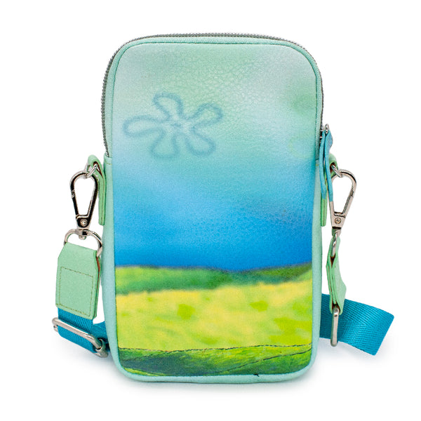 Buckle Down Wallet Phone Bag Holder - SpongeBob SquarePants And Patrick Star BEST BUDDIES 4-LIFE Pose Seafoam Green