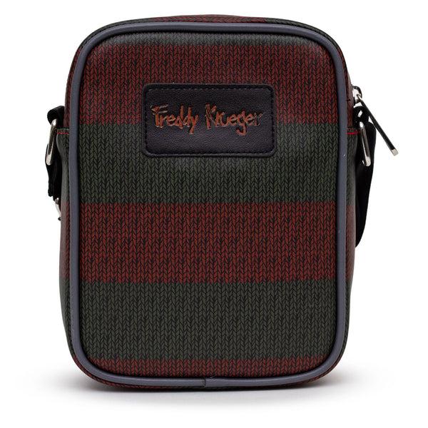 Buckle Down Warner Bros. Horror Movies Bag And Wallet Combo Nightmare On Elm Street Freddy Krueger Sweater And Hat Stripe Vegan Leather