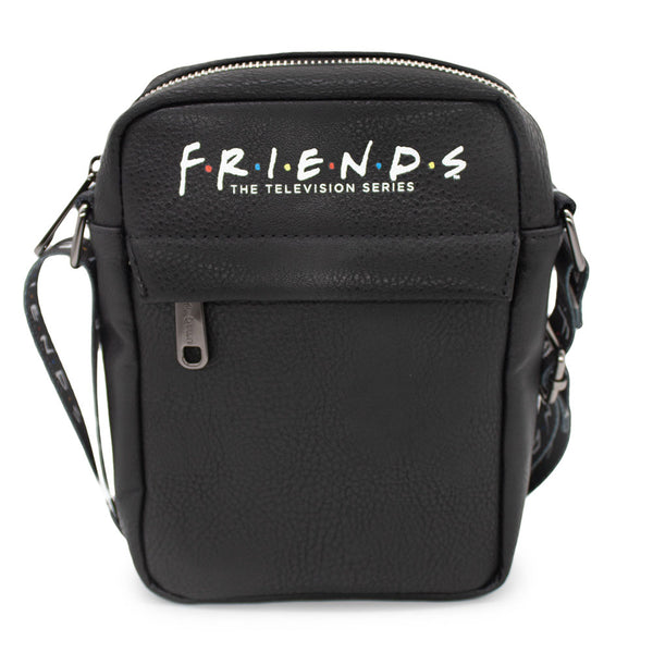 buckle down Women's Crossbody Wallet PU - FRIENDS Logo Black White Multi Color