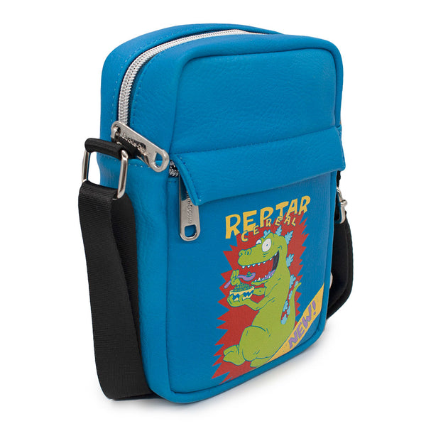 Buckle Down Women's Crossbody Wallet - Rugrats REPTAR CEREAL Eating Pose