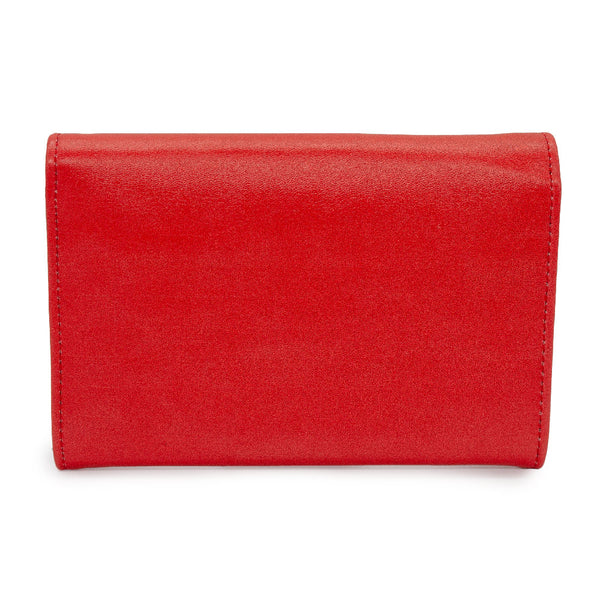 Buckle Down Women's Fold Over Wallet Rectangle PU - Tom And Jerry Smiling Pose Red