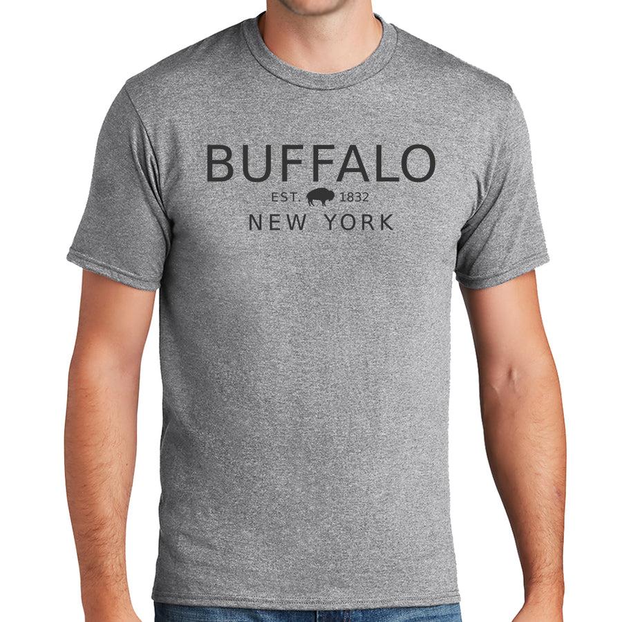 buffalo apparel Buffalo NY 1832 - Light Gray - T-shirt