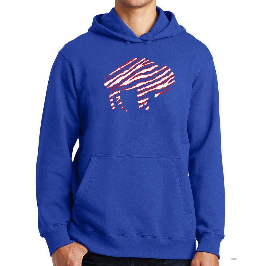buffalo apparel Buffalo Football Zoo Stripe - Hooded Sweatshirt
