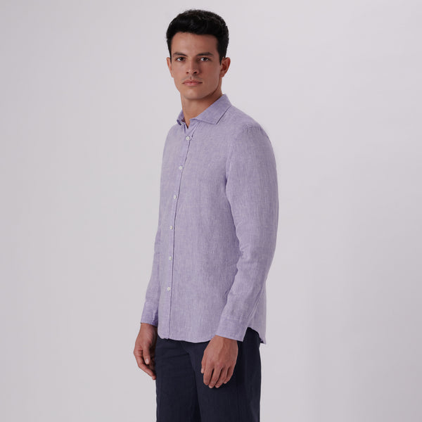 Bugatchi Axel Solid Linen Shirt