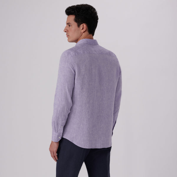 Bugatchi Axel Solid Linen Shirt