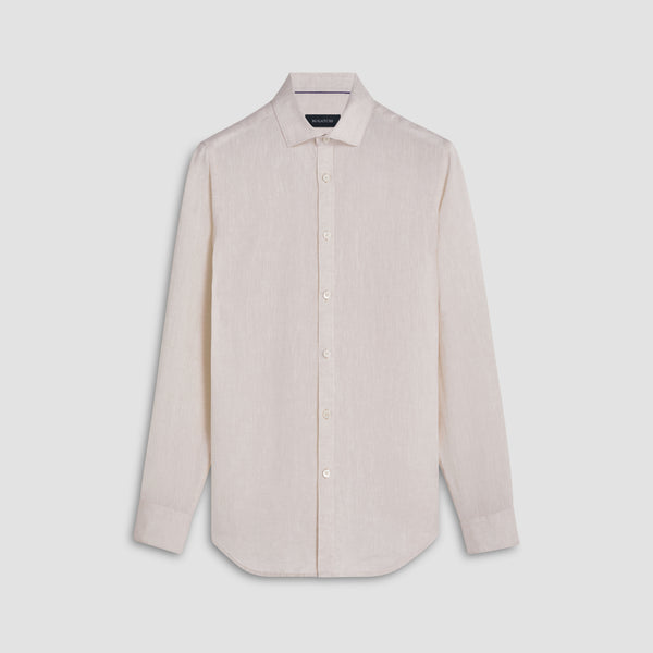 bugatchi Axel Solid Linen Shirt