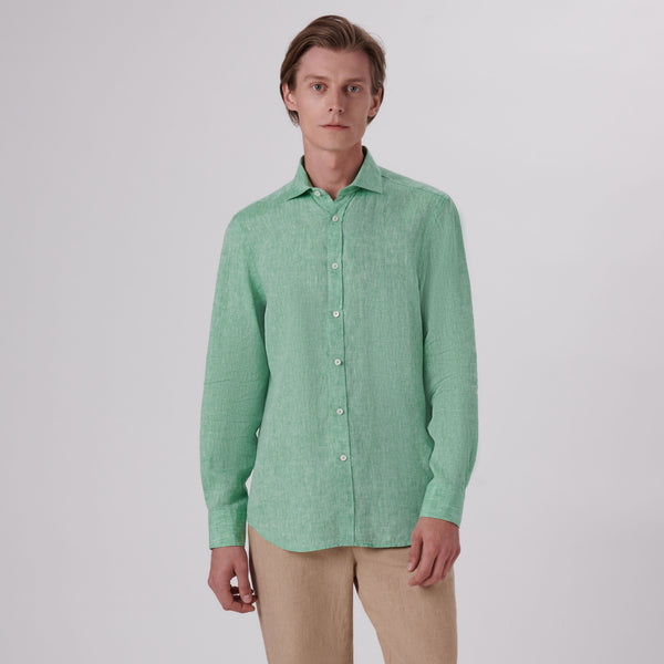 Bugatchi Axel Solid Linen Shirt