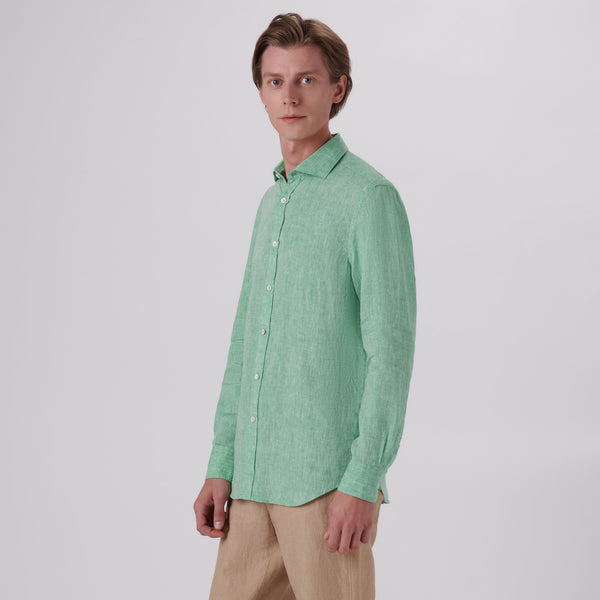 Bugatchi Axel Solid Linen Shirt