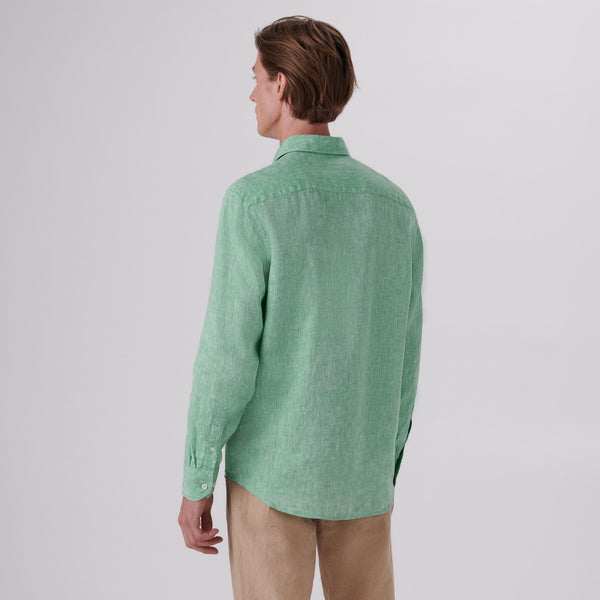 Bugatchi Axel Solid Linen Shirt