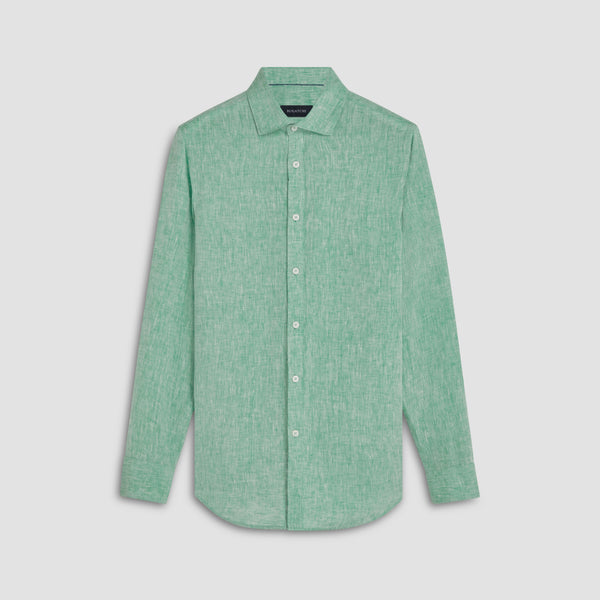 bugatchi Axel Solid Linen Shirt