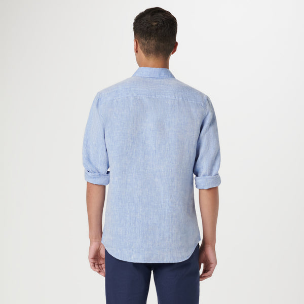 Bugatchi Axel Solid Linen Shirt